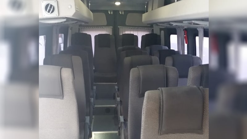 Аренда Mercedes-Benz Sprinter в Красной Поляне. Фото салона.